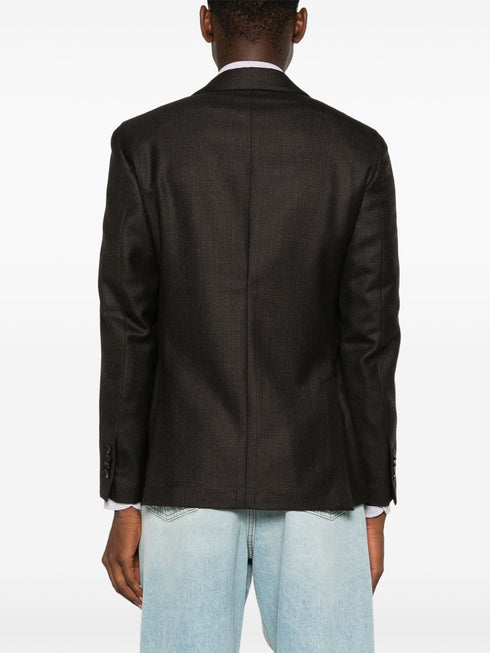 LARDINI CHECKED BLAZER